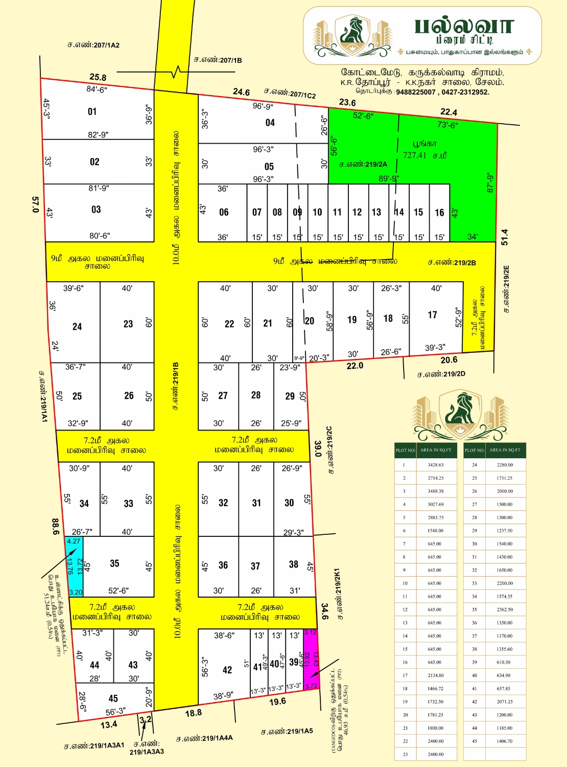 gated community plots in salem